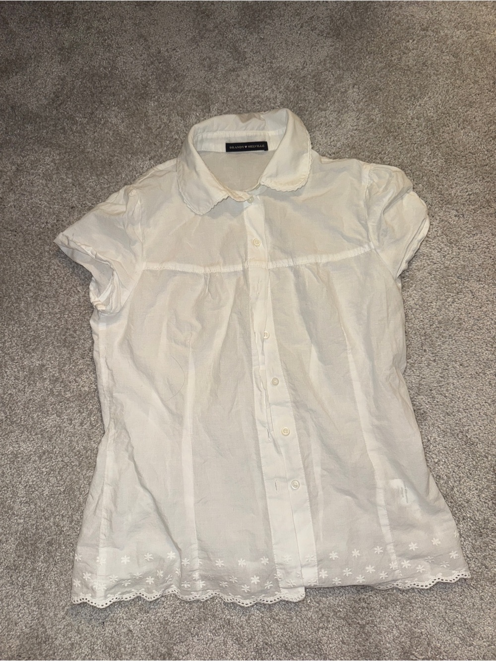 Brandy Melville Button Up Tee